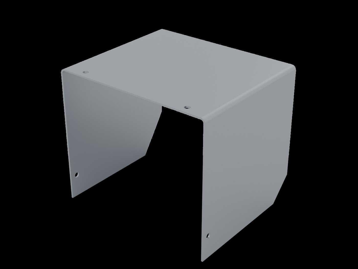 3D-модель гнутого кожуха