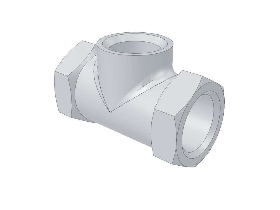 3D-модель: Корпус крана 1-700201.П-210.05.01 (ЛС59-1)