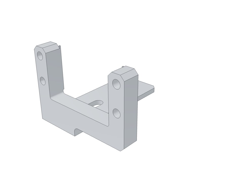 3D-модель: D1001756 v1 — aLigo, TCS, Upper Custom Connector Bracket (6061-T6)