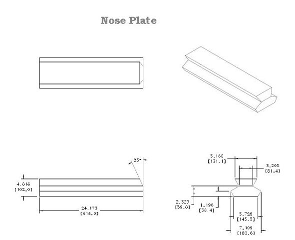 Чертёж: Nose Plate